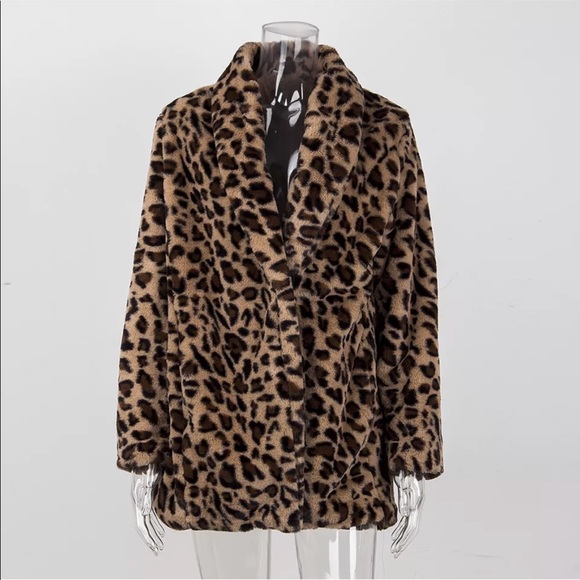 Trendy Novelty Leopard Fur Coat, Jacket - Picture 4 of 7